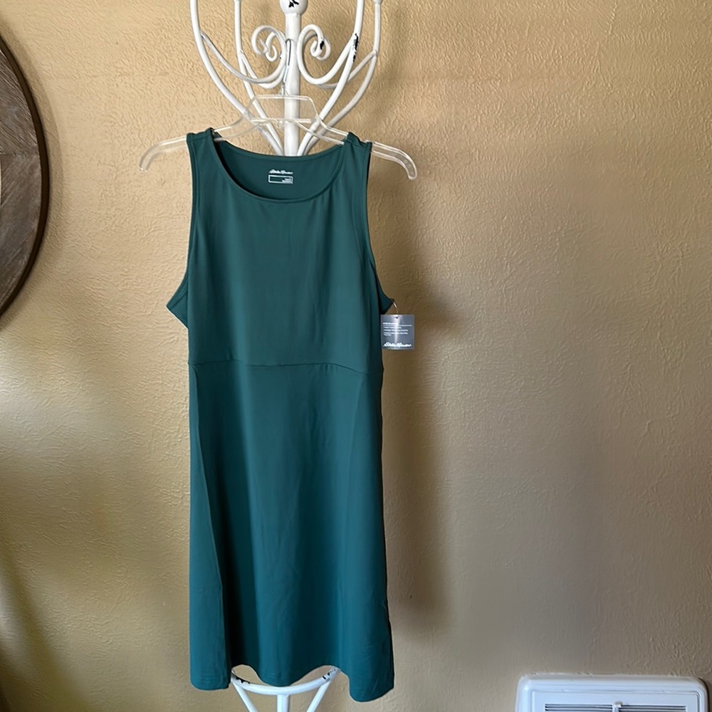 Eddie Bauer green tank dress